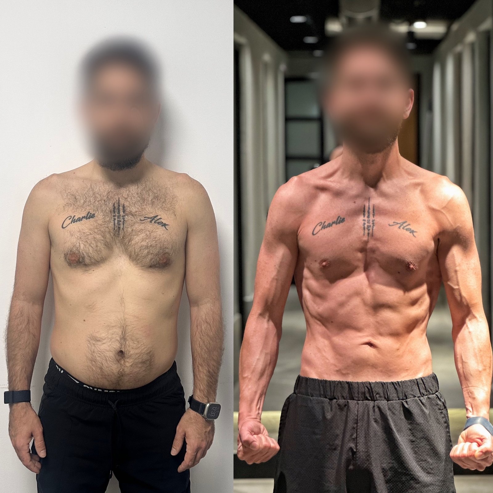 Philip before and after transformation