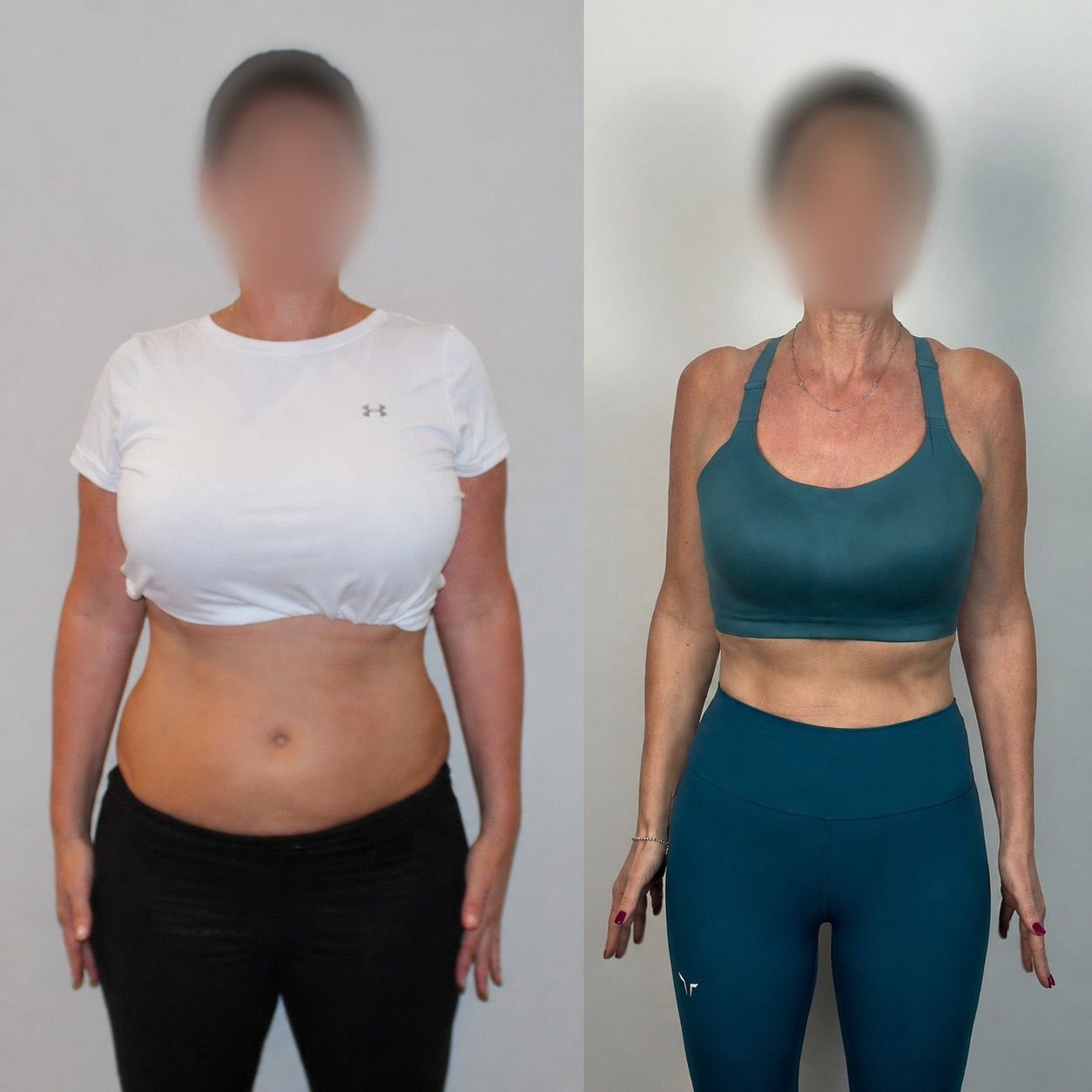 Roula before and after transformation