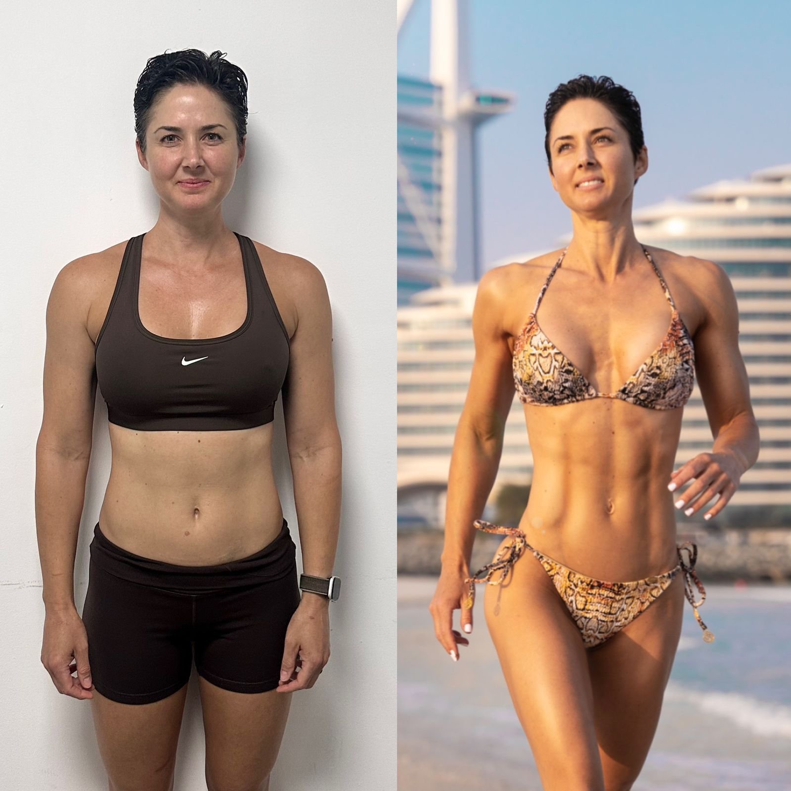 Morgan before and after transformation